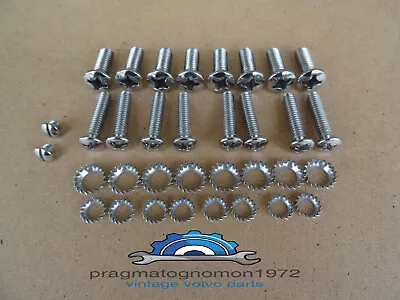 Volvo Amazon 121 122 Recaro  Reclining Seats Screw Set Stainless Mirror Finish. • $21.99