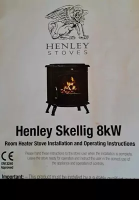 Henley Skellig 8kw Multifuel Stove With Back Boiler • £350