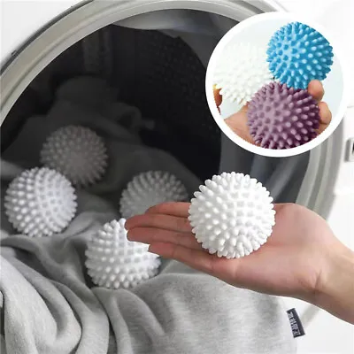 1~5x Tumble Dryer Balls Softener Faster Drying Time Washing Machine Balls Tools • £5.89