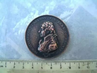 £18.99 • Buy ADMIRAL NELSON HMS VICTORY NAVY BATTLE Of TRAFALGAR BRONZE BOLTONS MEDAL