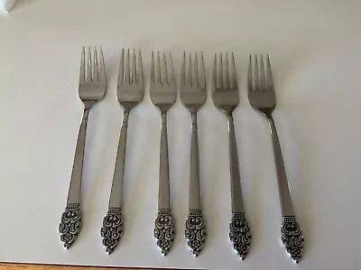 Oneida Community Stainless Steel  Vinland Flatware   6 Dinner Forks • $9.99