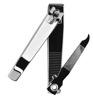 3   Straight Edge Finger Toe Nail Clipper Manicure Pedicure Nail File & Cleaner • $5.99