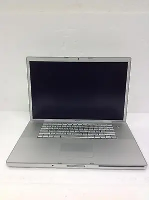 APPLE MAC BOOK PRO A1229 Core 2 Duo 2.4GHz 17  Laptop W/4GB/CDROM/No Power/AS IS • $40.95