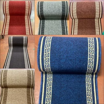 £20.98 • Buy Very Long Hallway Rug Heavy Duty Hall Runner Non Slip Rubber Back Extra Length 