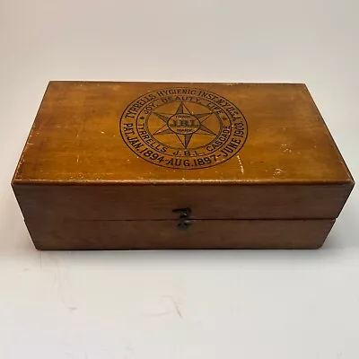 1903 Tyrrells Hygienic Colon Enema Wood Box Quack Medicine • $45