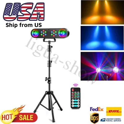 DJ Lights With Stand Telbum Party Bar Mobile Stage Light Set Sound Activated • $85.49