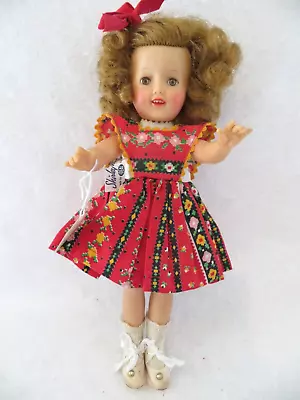 Vintage 1957 Ideal SHIRLEY TEMPLE Doll 12  Vinyl Marked ST-12 - Clean • $24