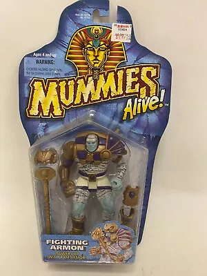 1997 Kenner Mummies Alive Fighting Armon Factory Sealed Card • $24.99