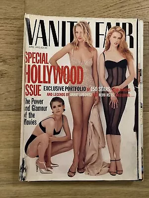 1995 April Vanity Fair Hollywood Nicole Kidman Uma Thurman Liebovitz Ritts • $14