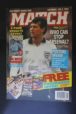 MATCH  Football Magazine - 1991 Feb 2 - Oxford & Barnsley Team Shots • £2.30