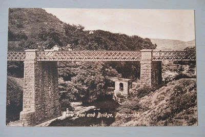 £3.50 • Buy Postcard, Pontypridd, Berw Pool & Bridge River Taff