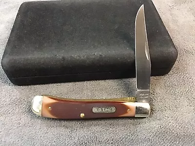 Vintage Schrade Old Timer 194OT - Liner Lock - Trapper Pocket Knife USA • $49