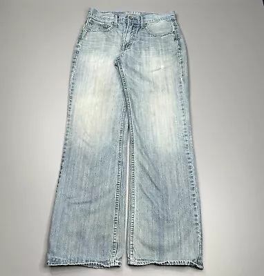 Reclaim Jeans Mens 32x34 Relaxed Bootcut Distressed Thrashed Western Grunge • $16.99