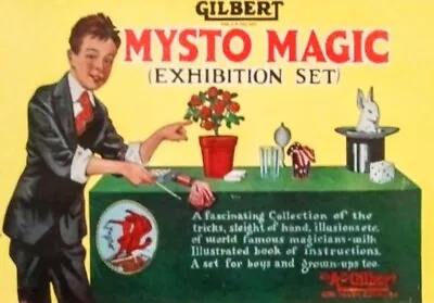 Vintage Magic Tricks Illusions Magician Kit Picture On Fridge Magnet 2.5 X 3.5  • $6.95