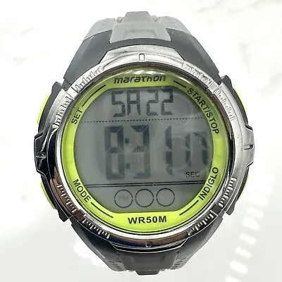 Timex Marathon Sports Watch Men's Women's WR50M Lime Green Water Resistant • $20.99
