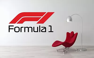 Formula 1 F1 Logo Wall Decal Car Racing Vinyl Art Mural Sticker • $69.95