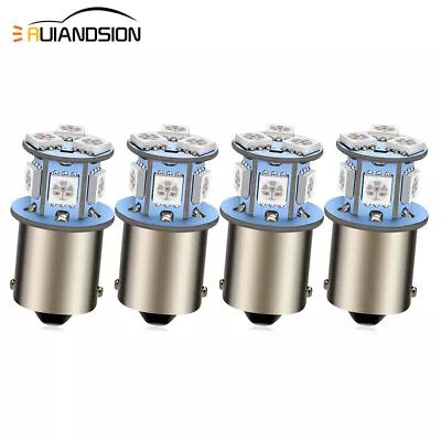 4pcs Red 1156 BA15S SMD 5050 8 LED Bulb Truck Indicator Turn Signal Lamp DC 24V • $8.99