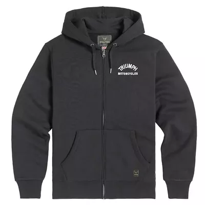 Sweatshirt For Men Full Zip TRIUMPH Dolan Black MSWS2342 • $122.35