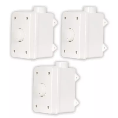 $97.88 • Buy Acoustic Audio AAOVCD-W Outdoor Volume Controls White Weatherproof 3 Piece Set