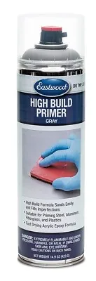 Eastwood High Build Primer 500 Ml Can - Gray Aerosol For Steel Aluminum Plastics • $22.99