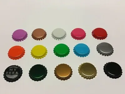 BOTTLE BEER CROWN CAPS 26mm Mix VERY GOOD SEAL QUALITY Home Brew FREE DELIVERY • £25.95