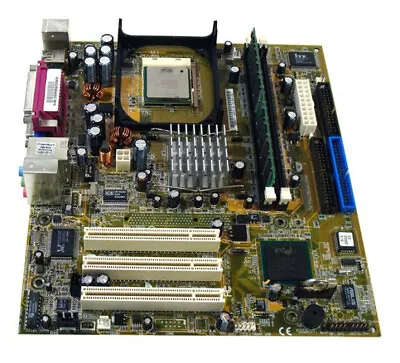 ASUS PC MOTHERBOARD Combo W/ Intel Pentium 4 2.8 Processor + Memory (Working) • $29.99