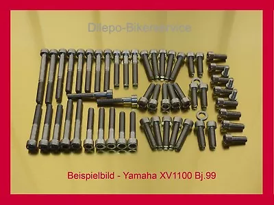 Yamaha Virago XV 1100 /Y1999/ Stainless Steel Bolt-kit Screws Cover Motor Engine • $42.50