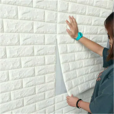 £32.49 • Buy 60X3D Peel Stick-On Tile Self Adhesive Kitchen Bathroom Wall Sticker Tiles Decor