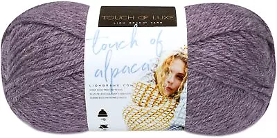 Lion Brand Touch Of Alpaca Yarn-Purple Aster 674-146 • £13.42