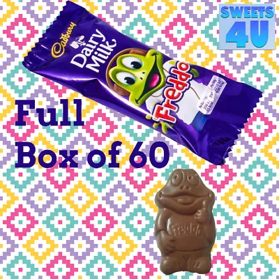 Cadbury Chocolate Dairy Milk Freddo Box Of 60 X 18g Bars Perfect For Party Bags • £16.99