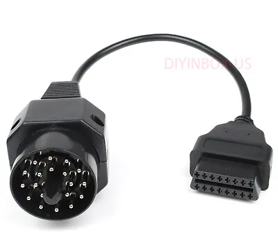 $8.95 • Buy For BMW VAG 20pin OBD1 To 16pin OBD2 Adapter Diagnostic Cable Connector Male To