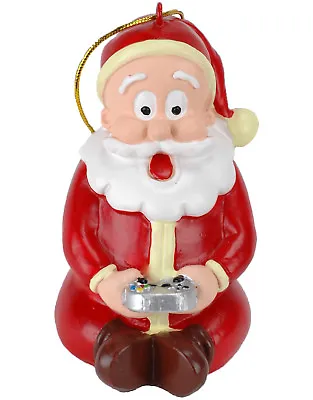 Tree Buddees Gamer Santa Claus Christmas Ornament Video Game Player Xmas Decor • $14.95