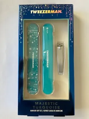 Tweezerman Majestic Turquoise Manicure Gift Set 4299-R New Box Sealed Free Ship • $14.95