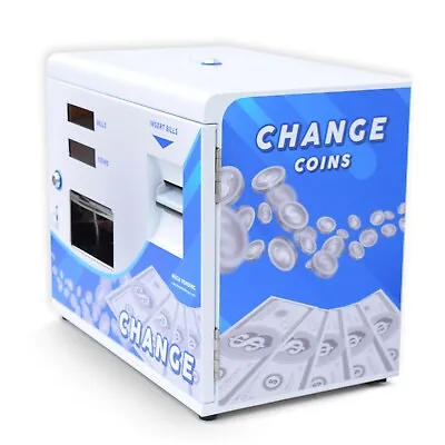 Dollar Bill Changer Machine Coin Vending Machine Fits 3000 Coins Or Token= 750$ • $904