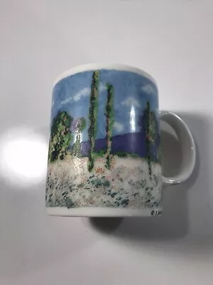 RARE SCARCE Starbucks CHALEUR D. Burrows MONET Poppy Field Giverny Coffee Mug • $28.56