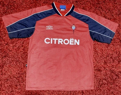 £141.27 • Buy Celta Vigo Umbro Jersey 1999 Soccer Red Color Citroen Shirt Size L Adult