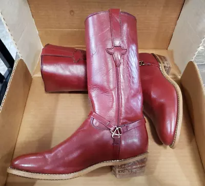 Vtg Capezio West Leather Riding Boots Size 6 1/2 M USA Made Western Boots Retro • $30