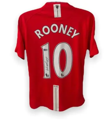 Wayne Rooney Signed Manchester United Jersey (Beckett) Size L • $252