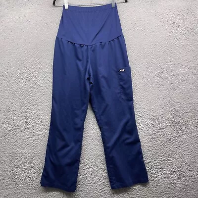 Greys Anatomy By Barco Women Maternity Scrub Pants Blue Straight Low Rise Size S • $14.97