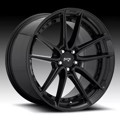 Niche M223 DFS Gloss Black 19x8.5 5x4.5 35mm (M223198565+35) • $336