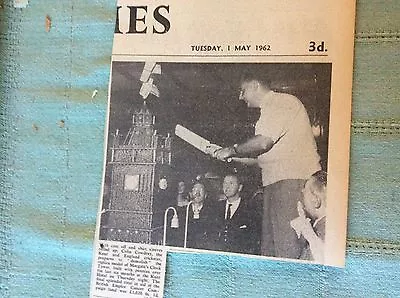 £2.25 • Buy C1-1 Ephemera 1962 Picture Cricketer Colin Cowdrey Margate Clock Tower Charity