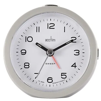 £12.95 • Buy Acctim Neve Analogue Alarm Clock Non Ticking Sweep Quartz Luminous Hands