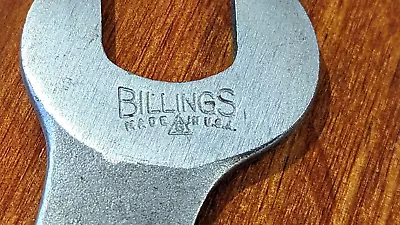 Vintage Billings Special Standard Dual Ended Wrench 3/4 X 9/16 • $19.95