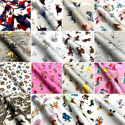 Children's 100% Cotton Branded Novelty Designer Digital Printed Fabric • £5.95