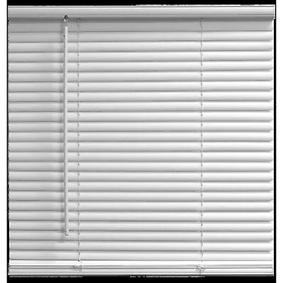 1  Cordless Room Darkening Vinyl Blinds 31  Width X 72  Length White • $14.27