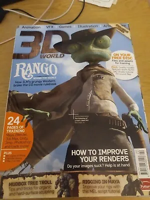 3D World Magazine #141 April 2011 - With CD - B163 • £2.99