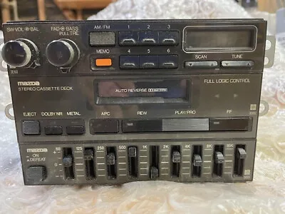 1987-88 Mazda RX7 OEM Radio/Cassette/Equalizer AE-3131TY5A SP-4900A Fujitsu Ten • $250