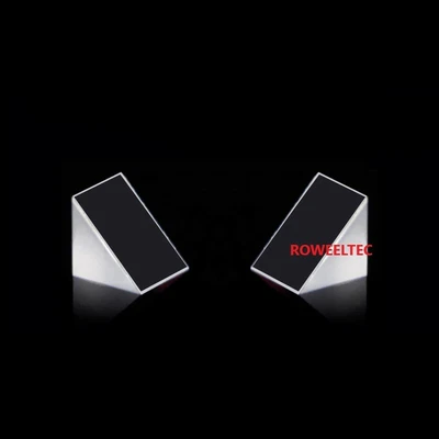 $26.59 • Buy 2pcs 30x30x30mm K9 Optical Glass Right Angle Slope Reflecting Triangular Prism E