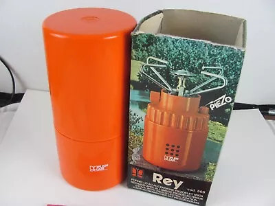 Vintage REY 70s Orange Camp Stove By Plein Air International W/ BOX Backpacking • $59.75