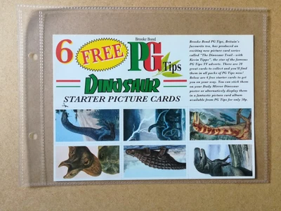 £24.99 • Buy Brooke Bond-Dinosaur Trail(1993)-Daily Mirror 'Starter' Cards-Full Set Of 8 